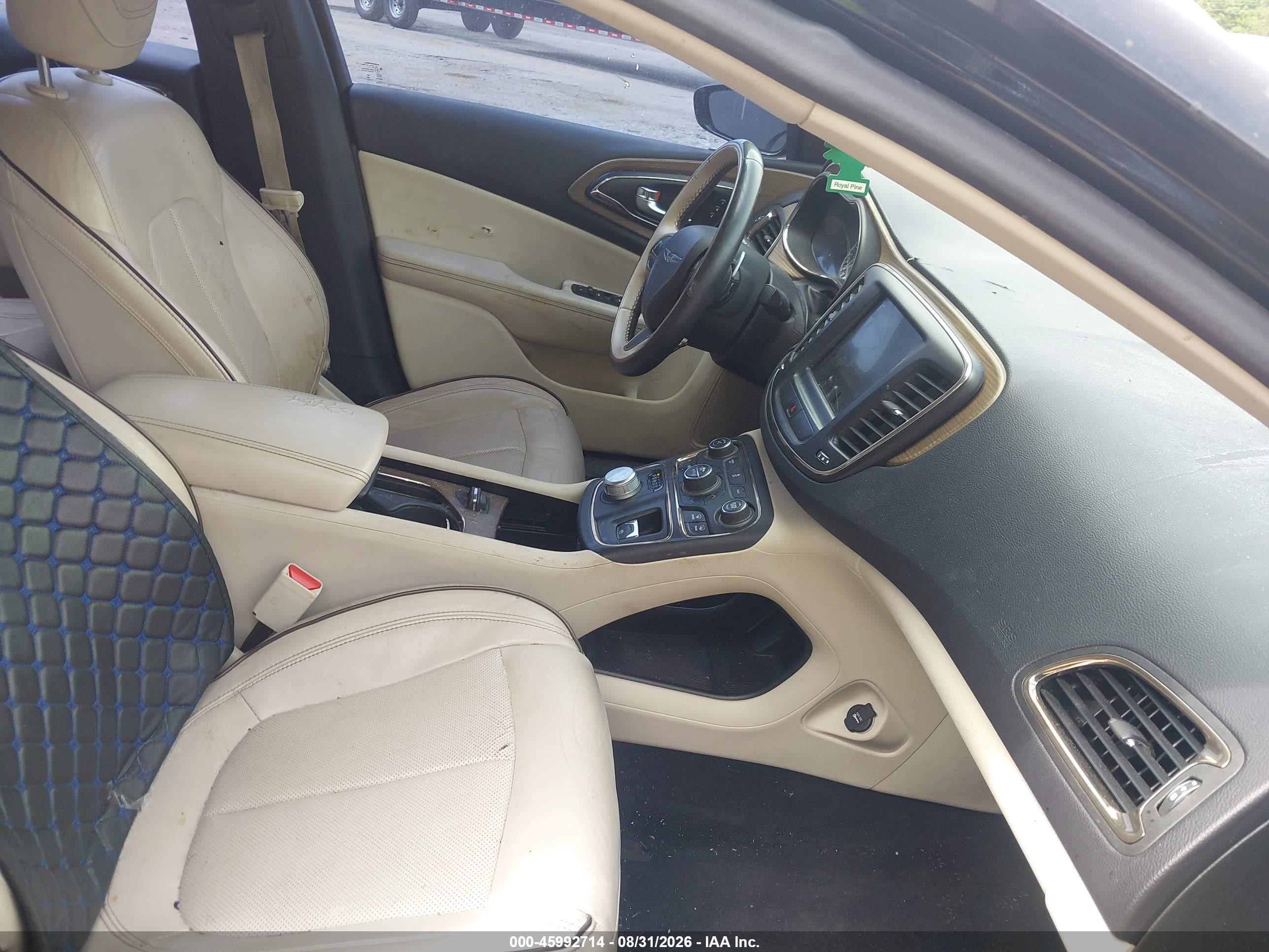 2015 Chrysler 200 C Black vin: 1C3CCCCG1FN510310