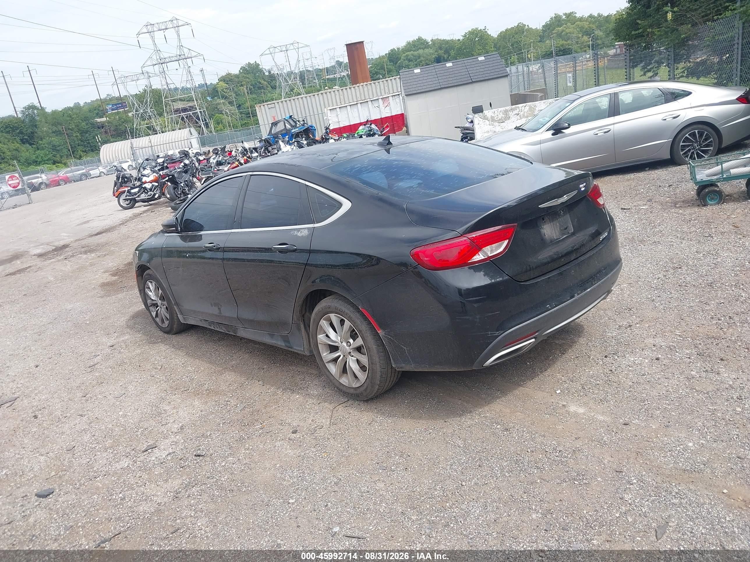 2015 Chrysler 200 C Black vin: 1C3CCCCG1FN510310