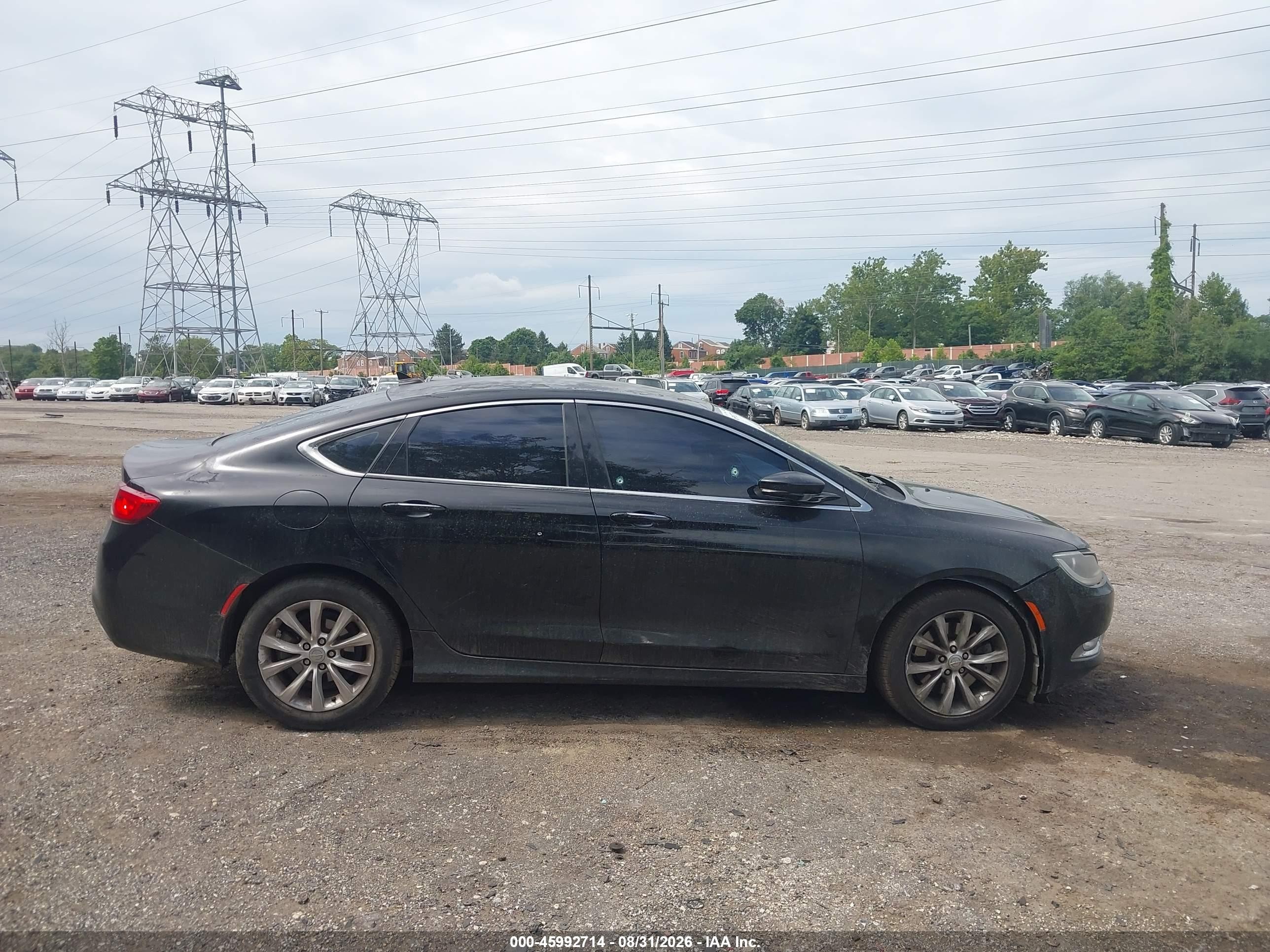 2015 Chrysler 200 C Black vin: 1C3CCCCG1FN510310