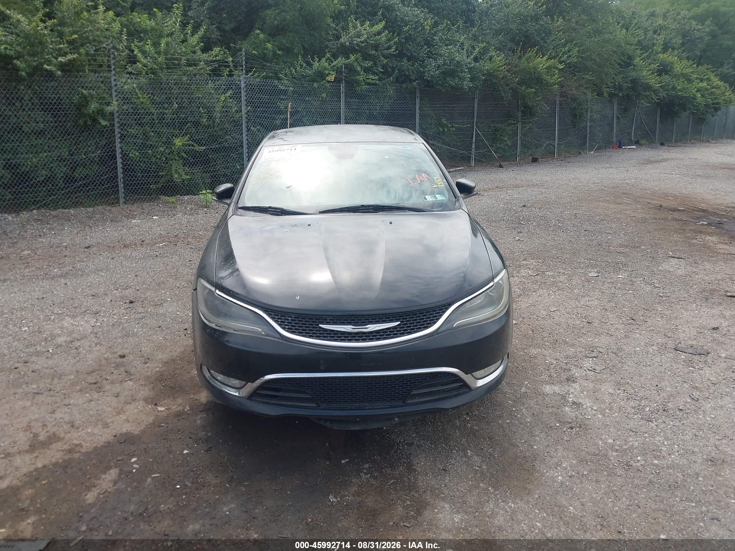 2015 Chrysler 200 C Black vin: 1C3CCCCG1FN510310