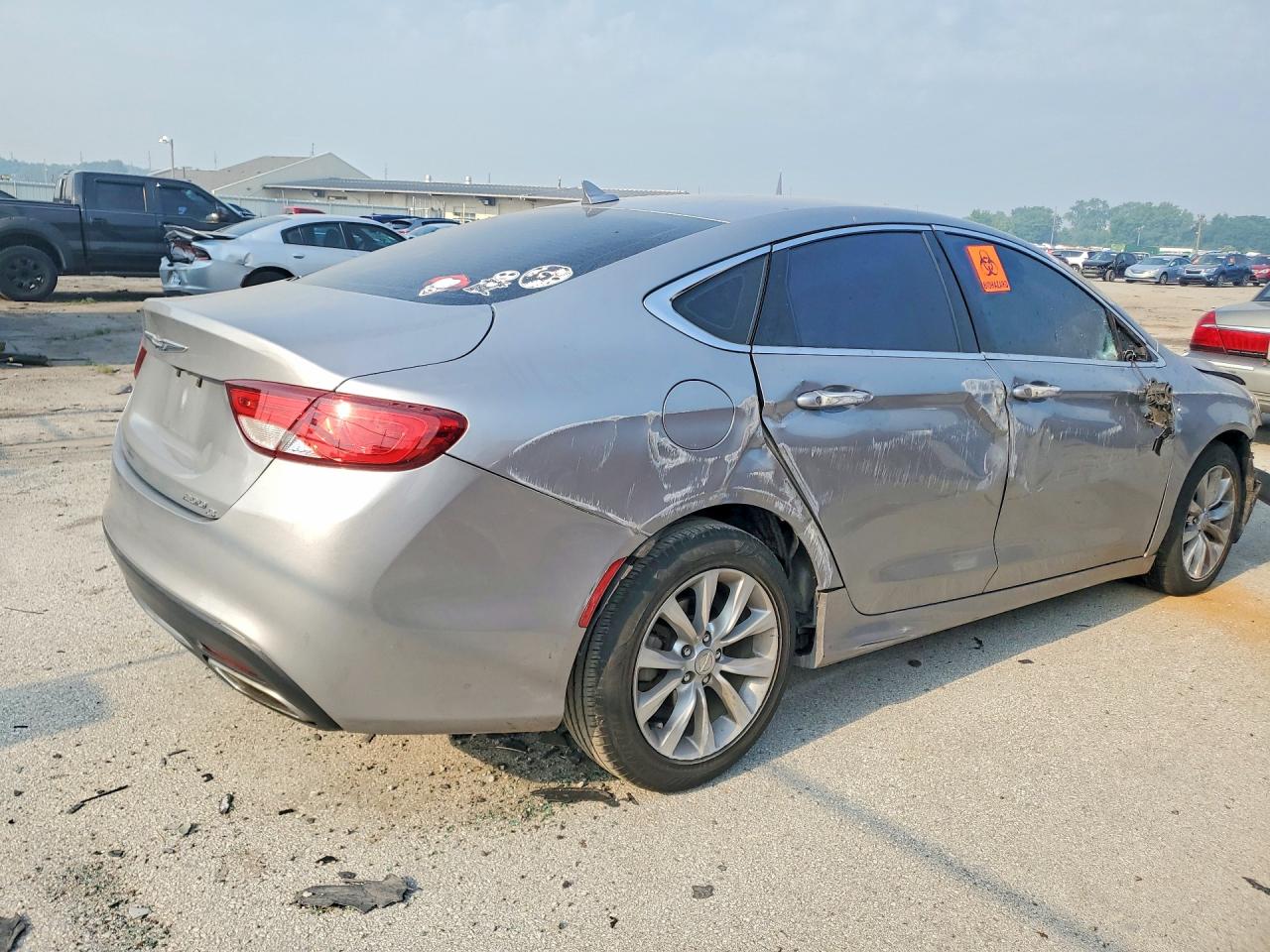 2015 Chrysler 200 C Silver vin: 1C3CCCCG1FN635954