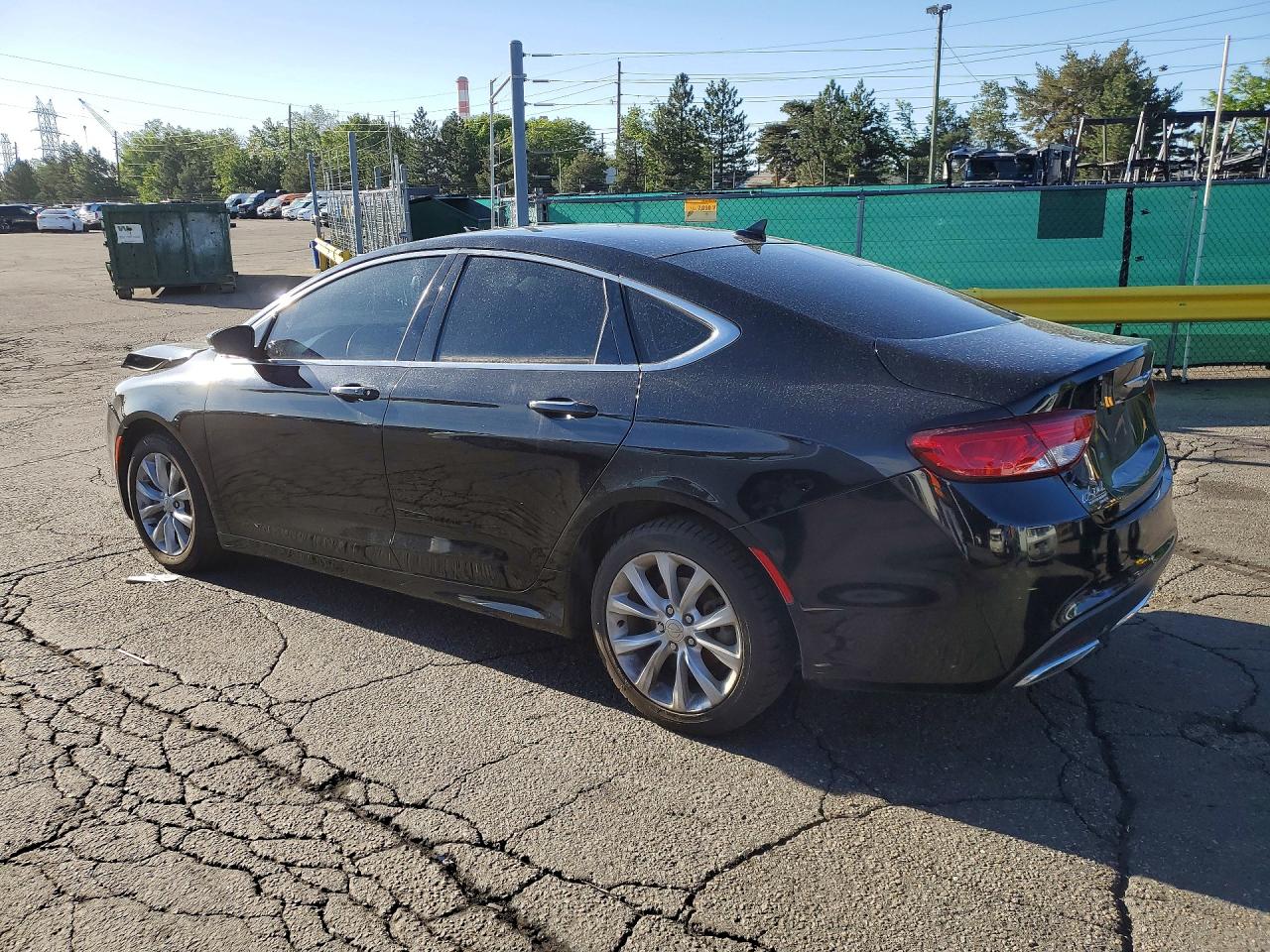 2015 Chrysler 200 C Black vin: 1C3CCCCG2FN524605