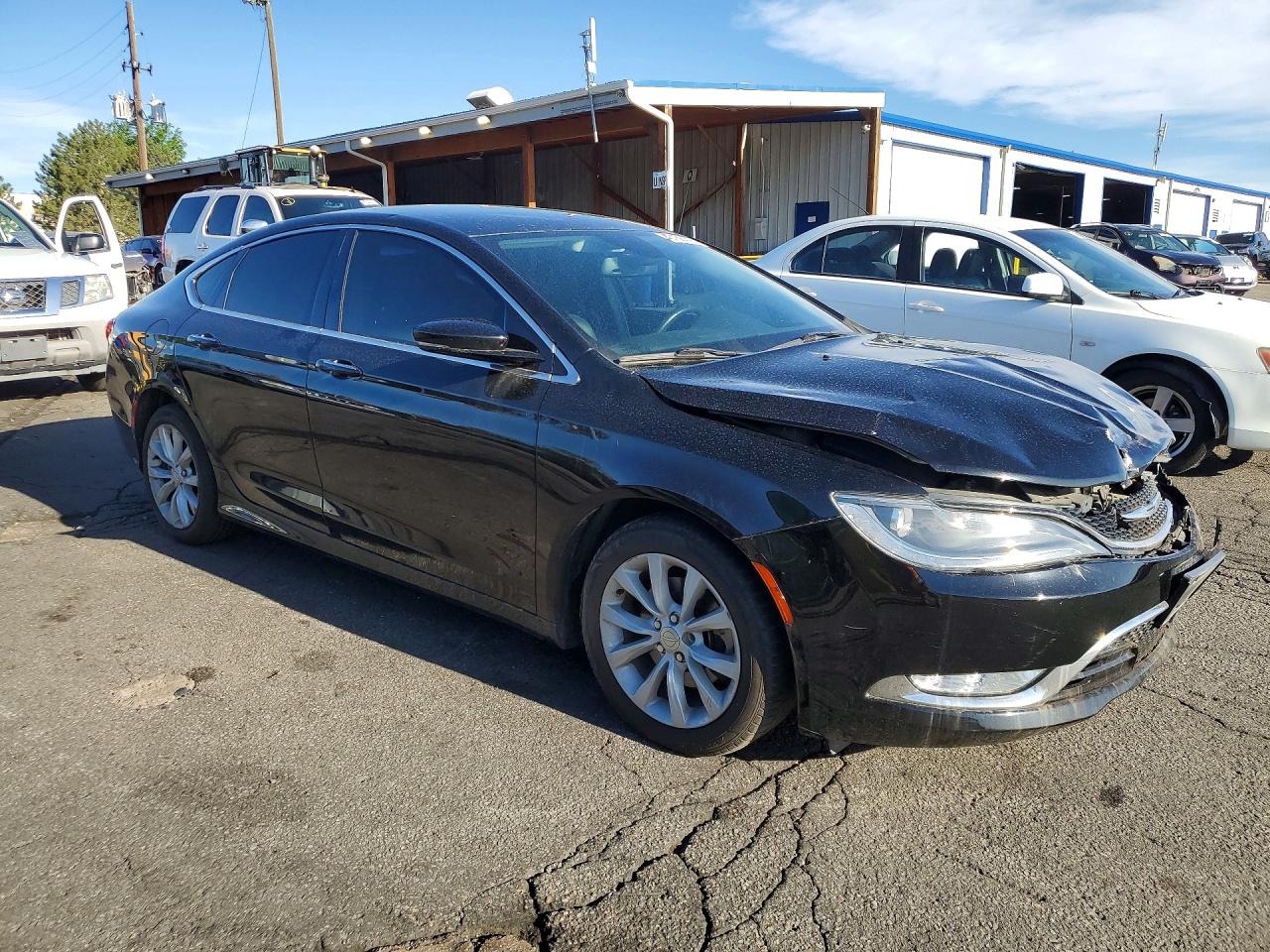 2015 Chrysler 200 C Black vin: 1C3CCCCG2FN524605