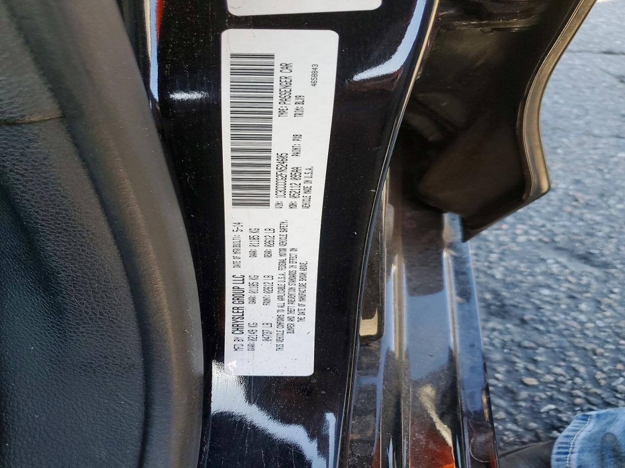 2015 Chrysler 200 C Black vin: 1C3CCCCG2FN524605
