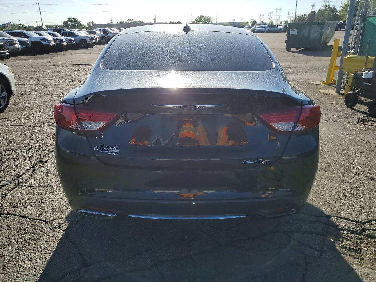 2015 Chrysler 200 C Black vin: 1C3CCCCG2FN524605