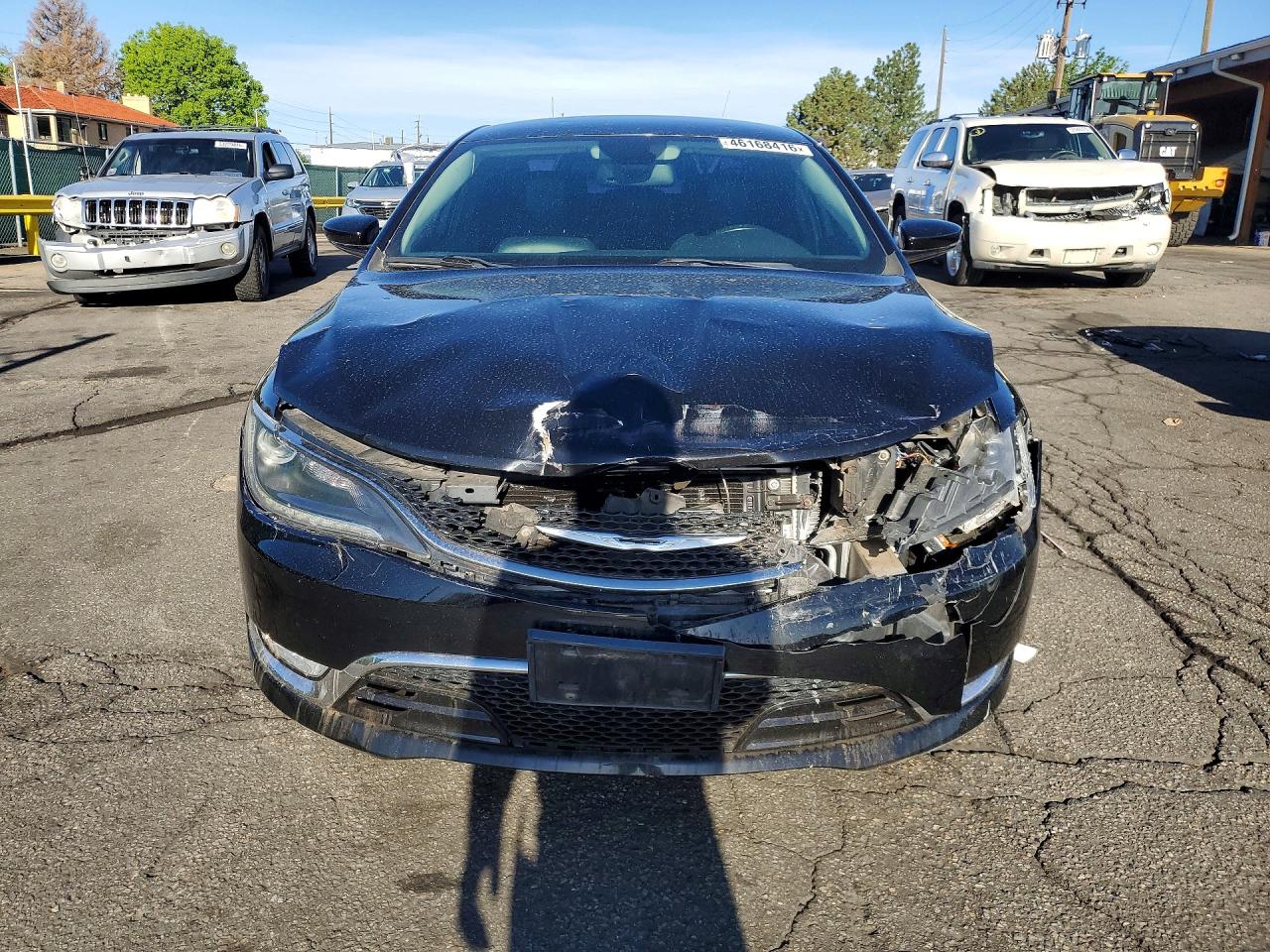 2015 Chrysler 200 C Black vin: 1C3CCCCG2FN524605