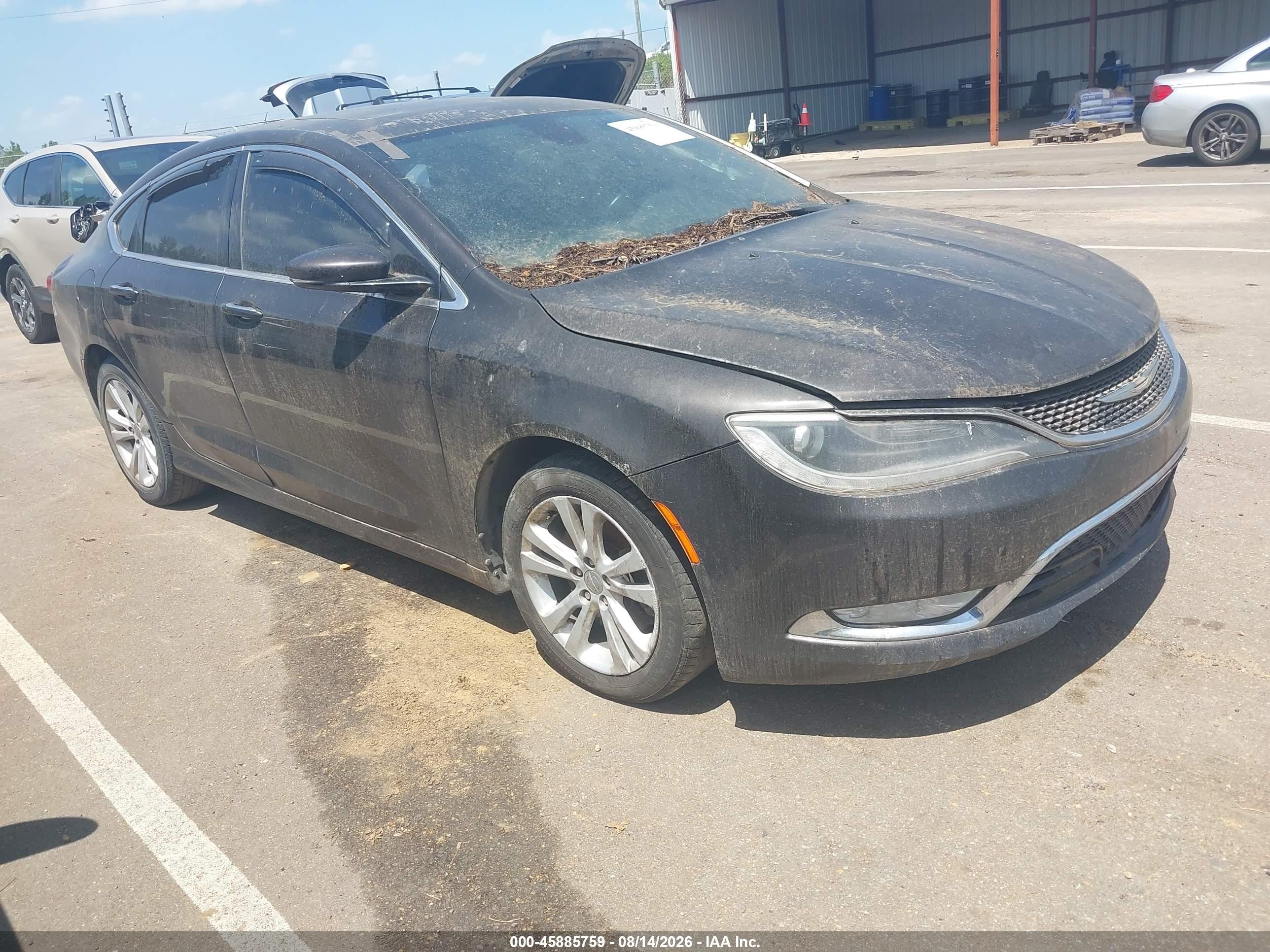 2015 Chrysler 200 C Коричневый vin: 1C3CCCCG2FN582083