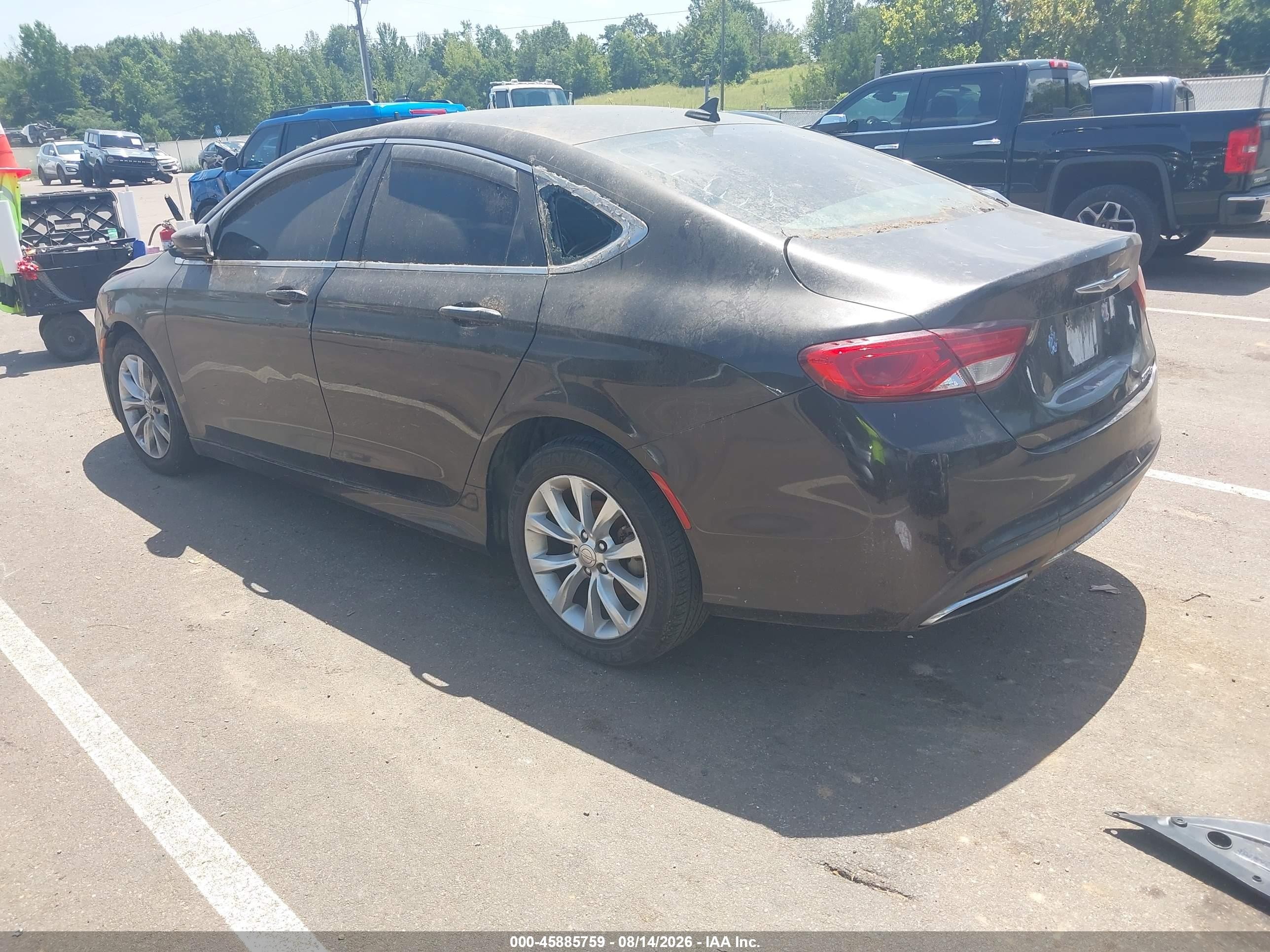 2015 Chrysler 200 C Brown vin: 1C3CCCCG2FN582083