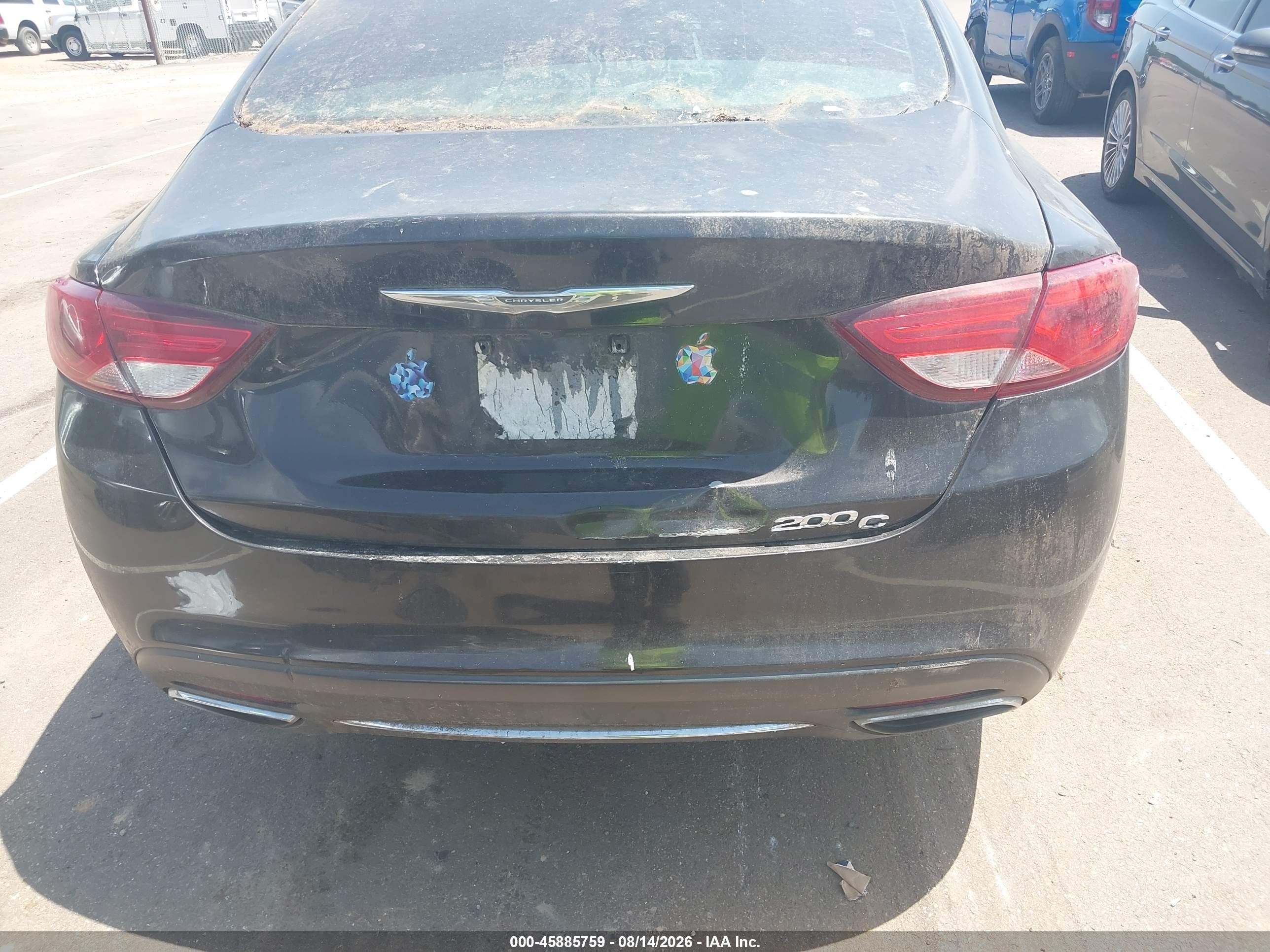 2015 Chrysler 200 C Brown vin: 1C3CCCCG2FN582083