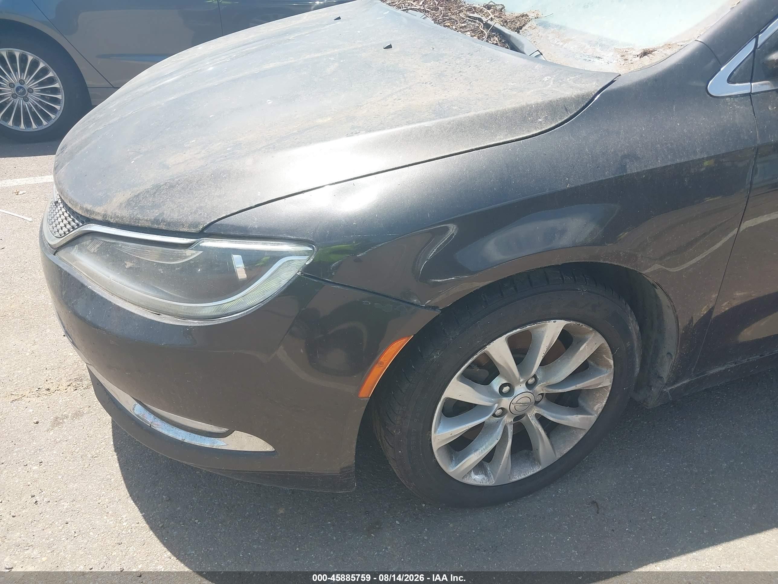 2015 Chrysler 200 C Brown vin: 1C3CCCCG2FN582083