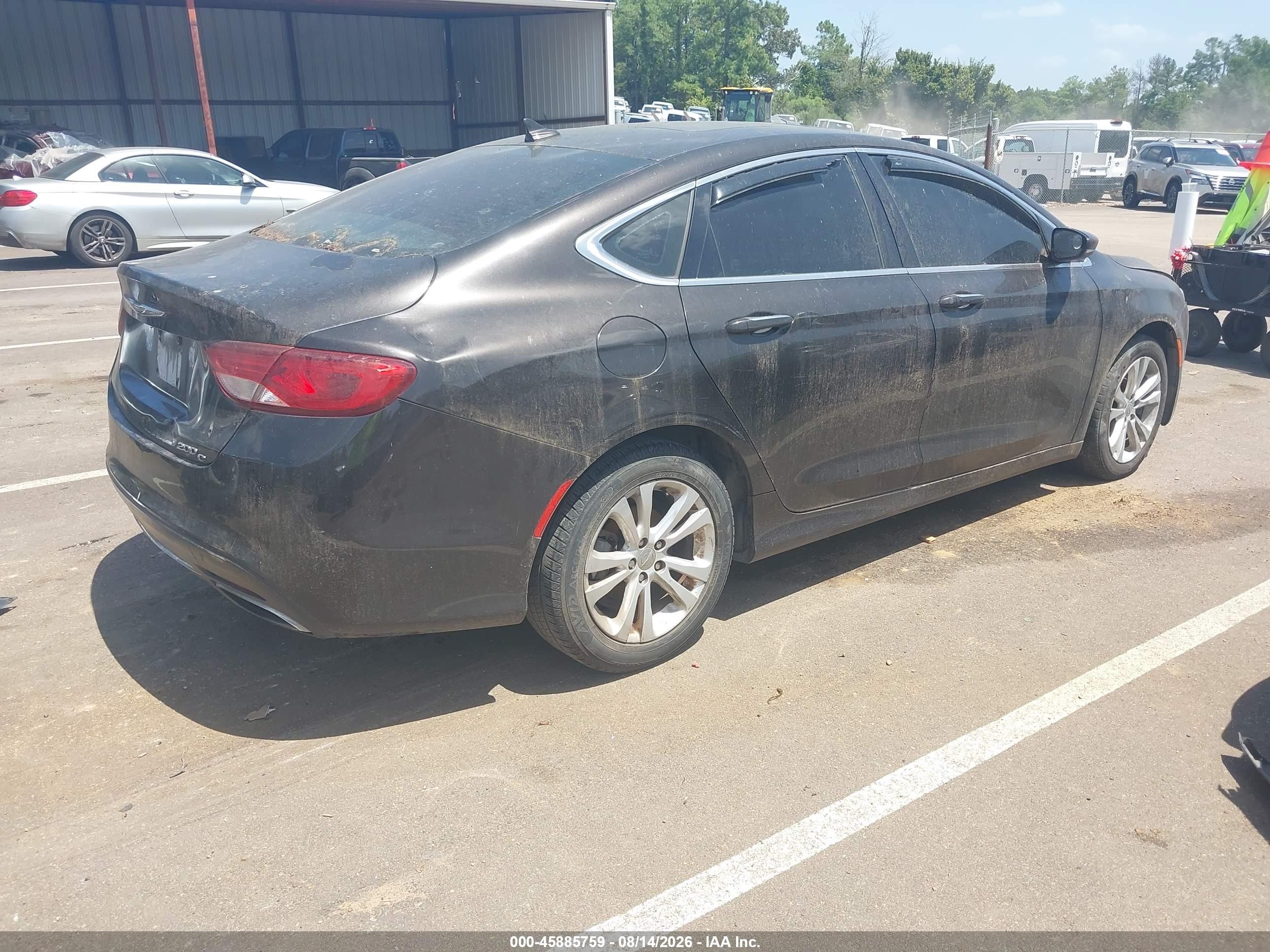 2015 Chrysler 200 C Brown vin: 1C3CCCCG2FN582083