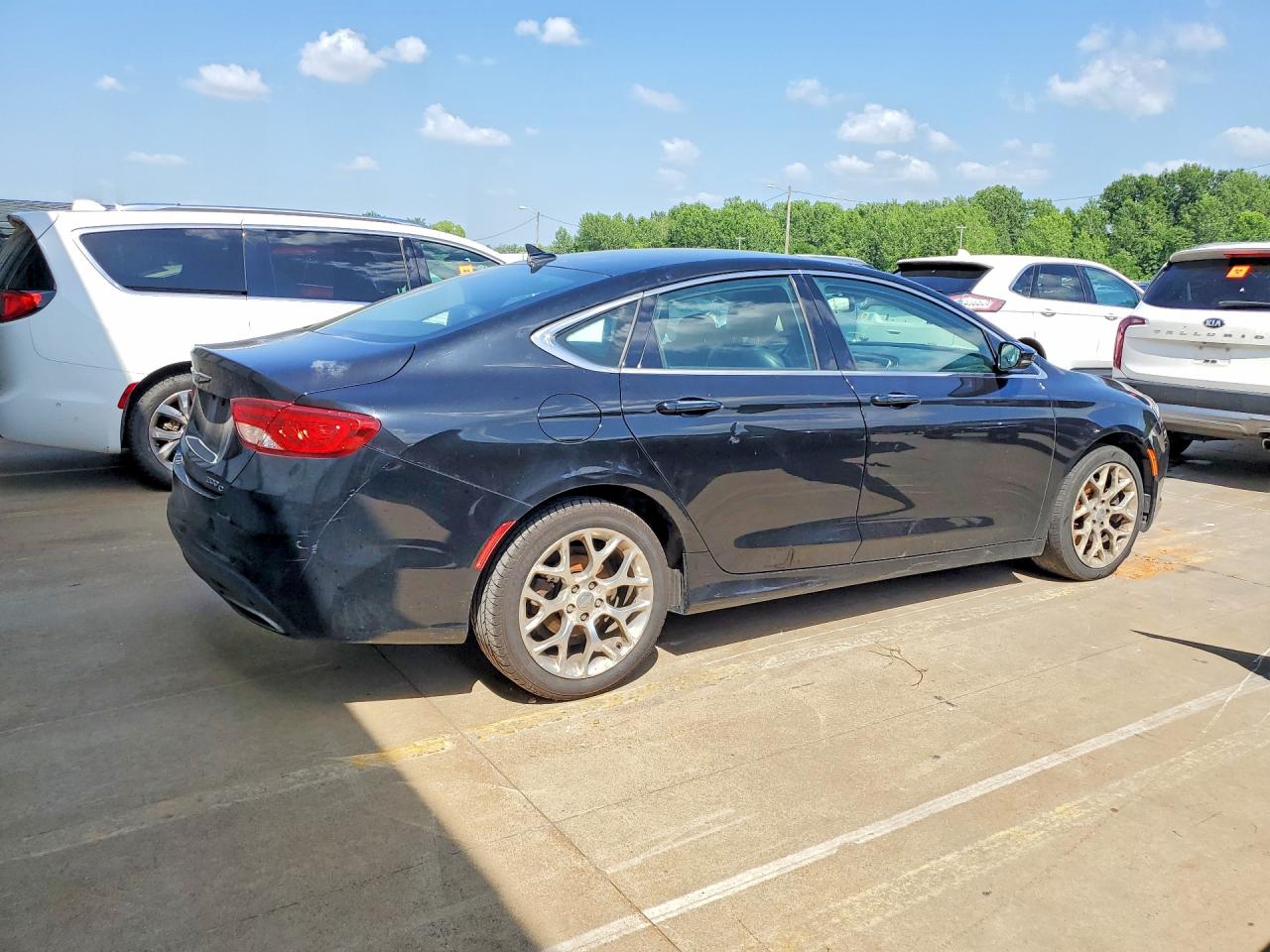 2015 Chrysler 200 C Черный vin: 1C3CCCCG2FN733438