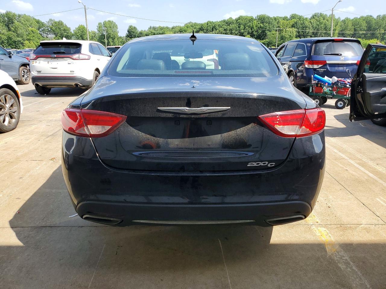2015 Chrysler 200 C Черный vin: 1C3CCCCG2FN733438