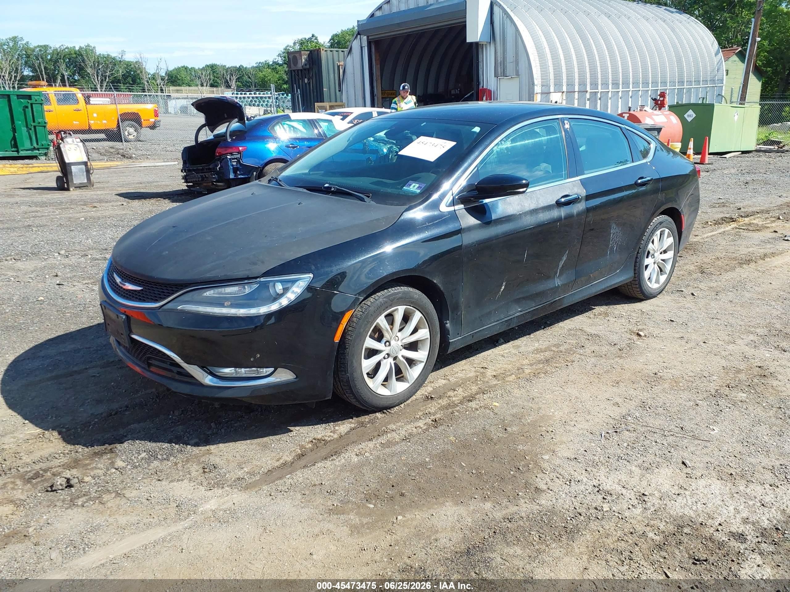 2015 Chrysler 200 C Black vin: 1C3CCCCG3FN524628