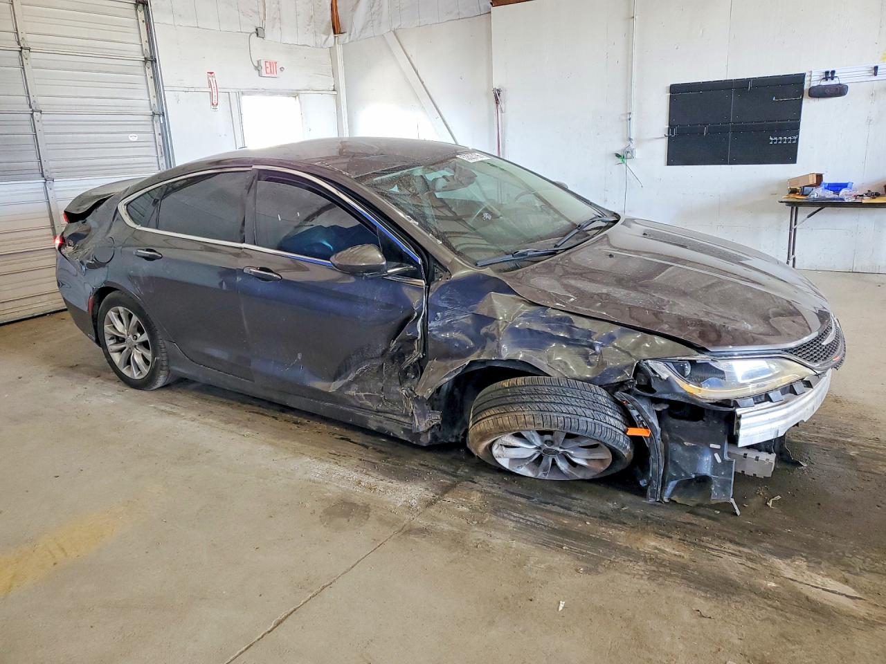2015 Chrysler 200 C Gray vin: 1C3CCCCG4FN522385