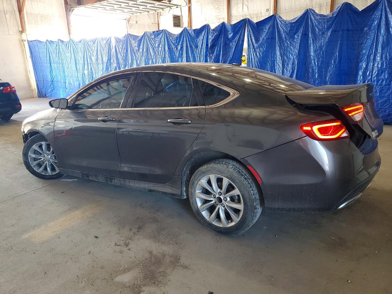 2015 Chrysler 200 C Gray vin: 1C3CCCCG4FN522385