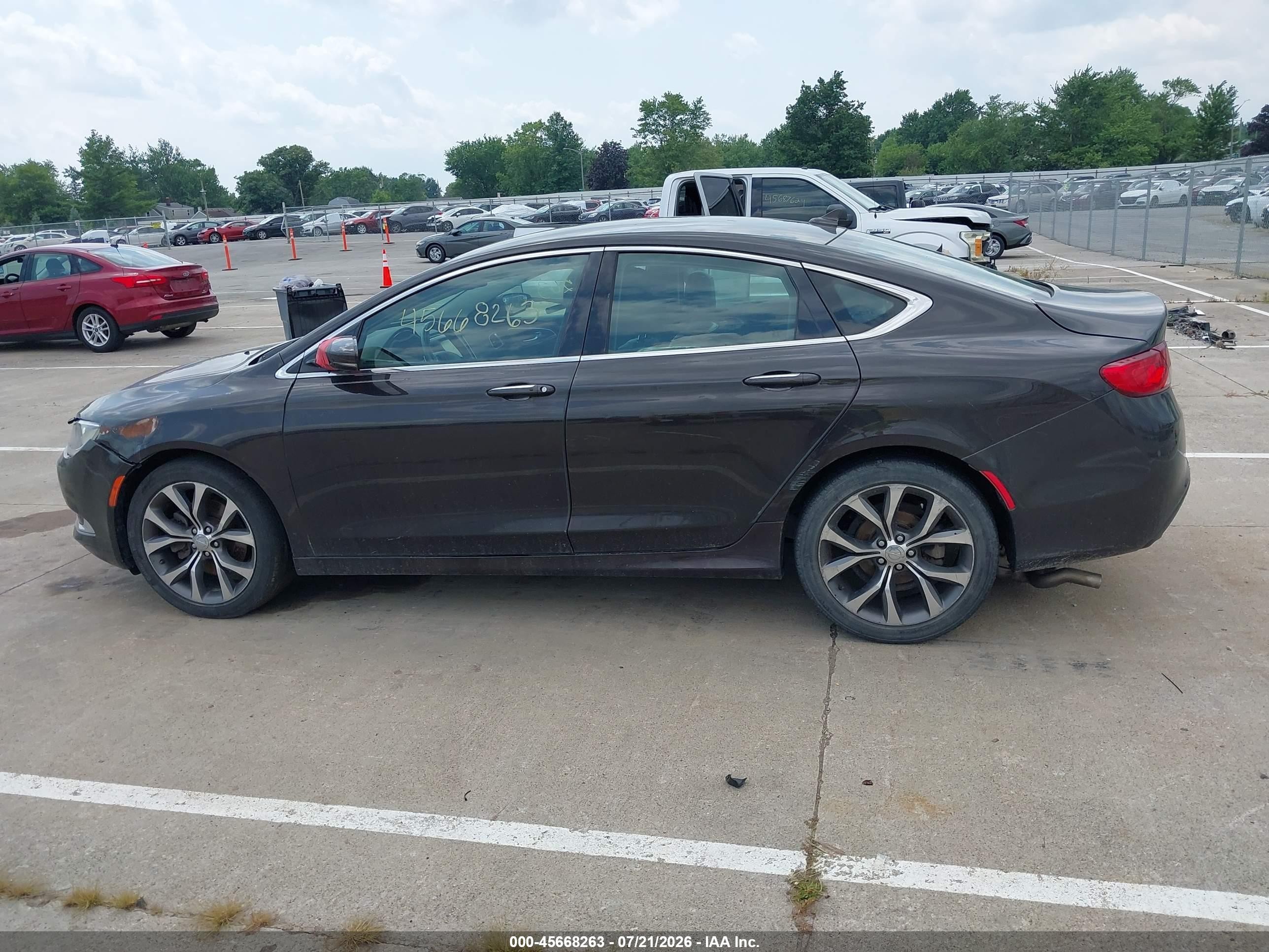 2015 Chrysler 200 C Black vin: 1C3CCCCG4FN524301