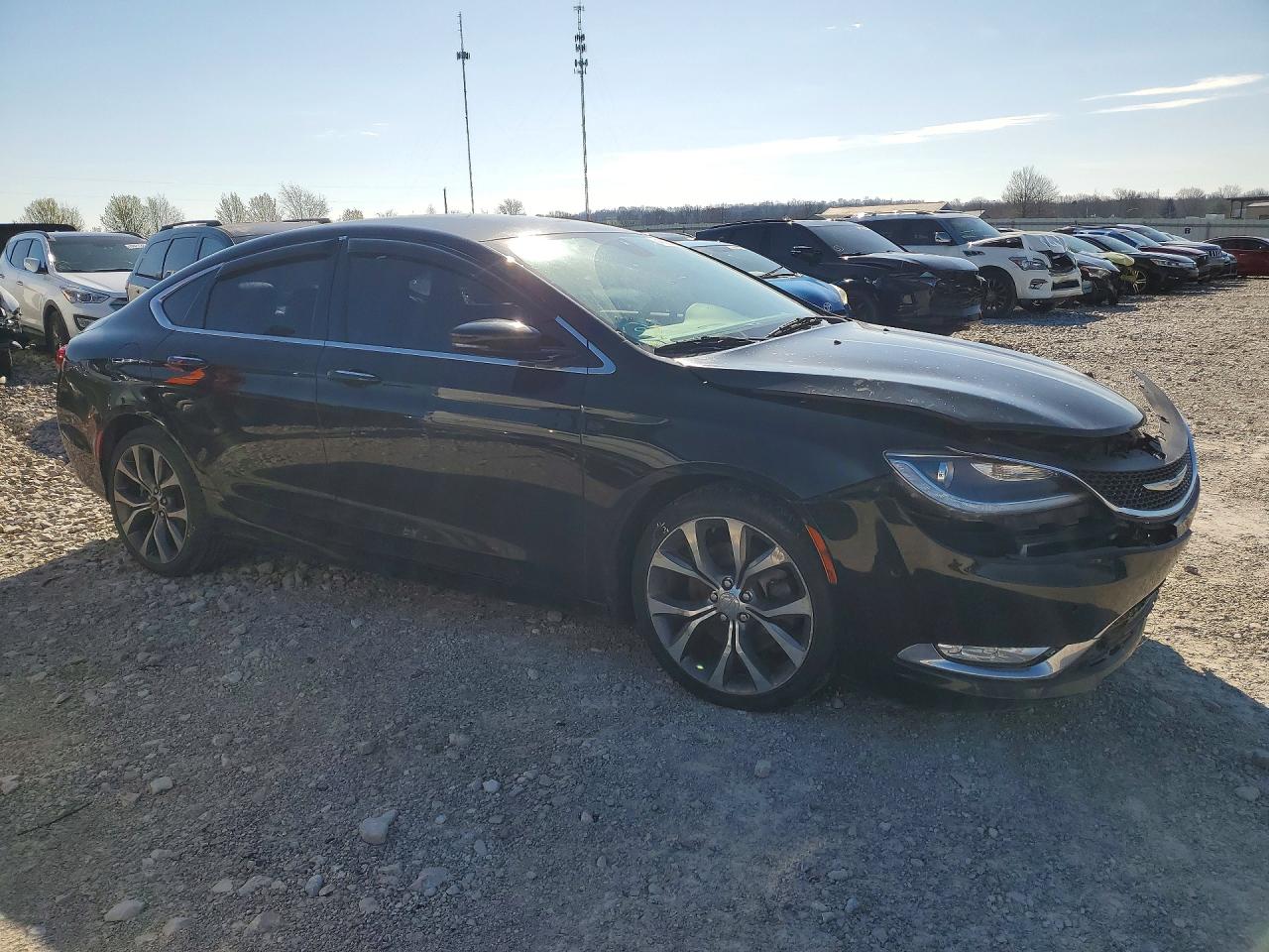 2015 Chrysler 200 C Black vin: 1C3CCCCG4FN549019