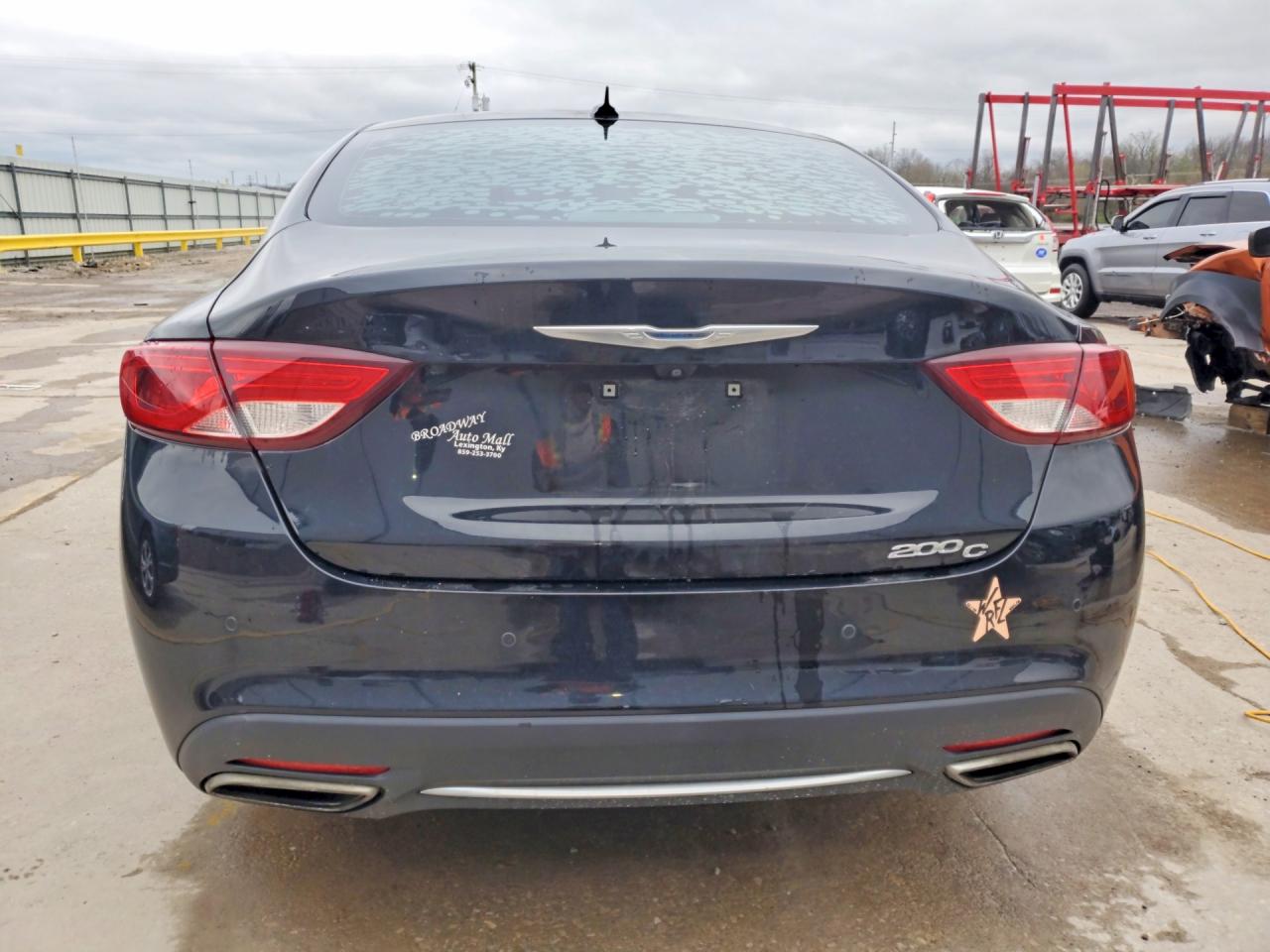 2015 Chrysler 200 C Black vin: 1C3CCCCG4FN549019