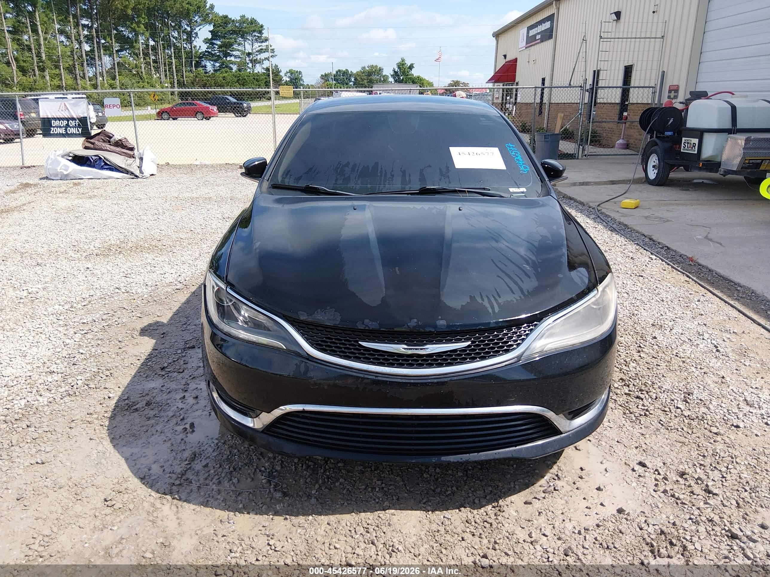 2015 Chrysler 200 C Black vin: 1C3CCCCG5FN501447
