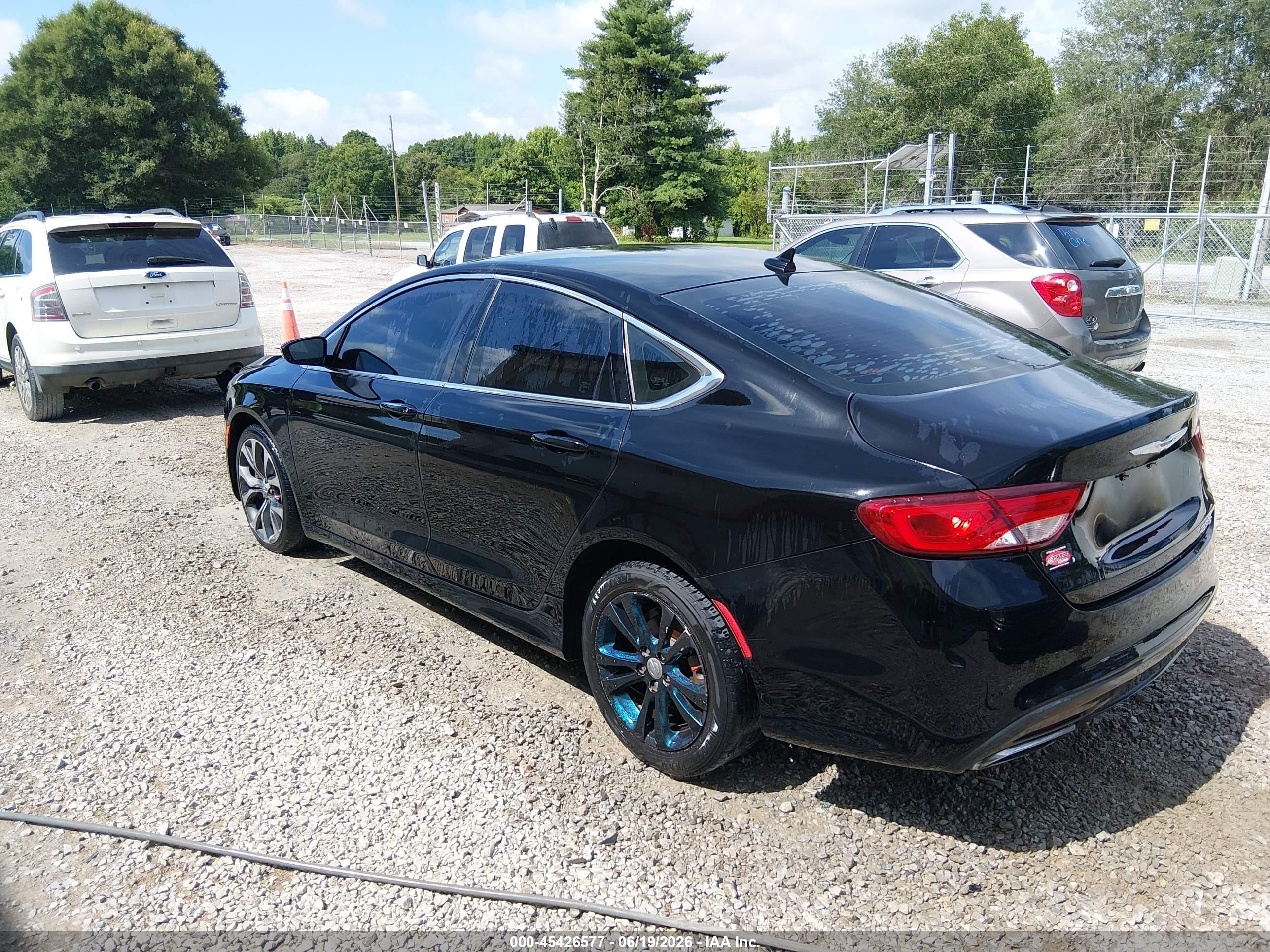 2015 Chrysler 200 C Black vin: 1C3CCCCG5FN501447