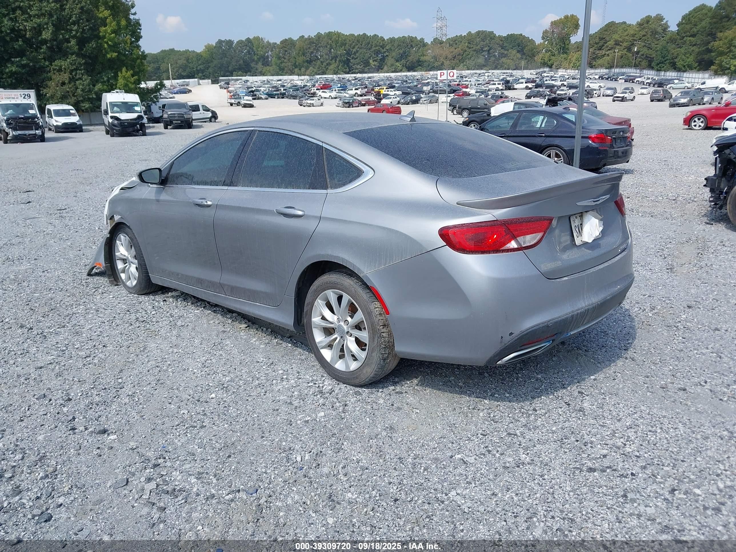 2015 Chrysler 200 C Silver vin: 1C3CCCCG5FN515400