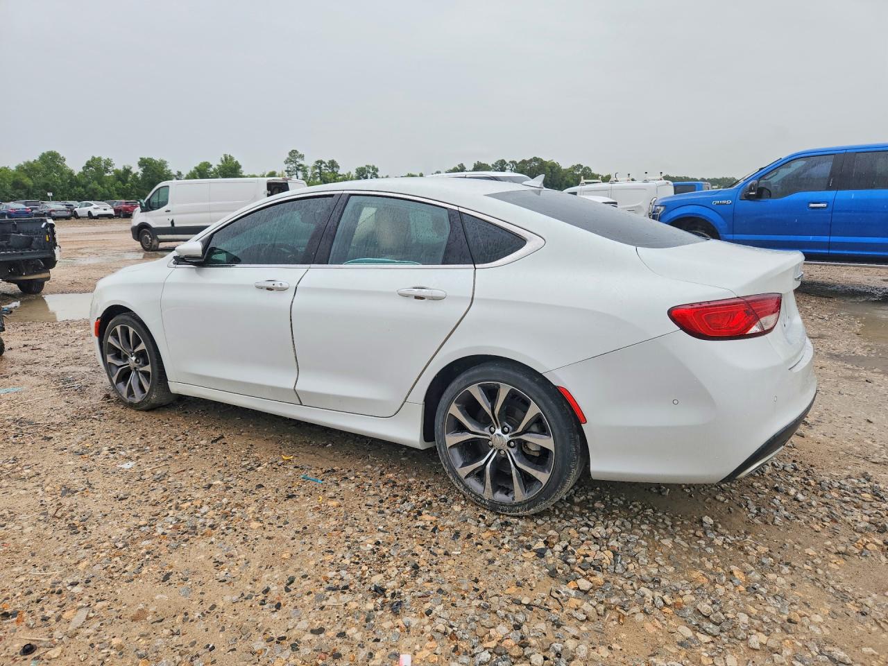 2015 Chrysler 200 C Белый vin: 1C3CCCCG5FN581476