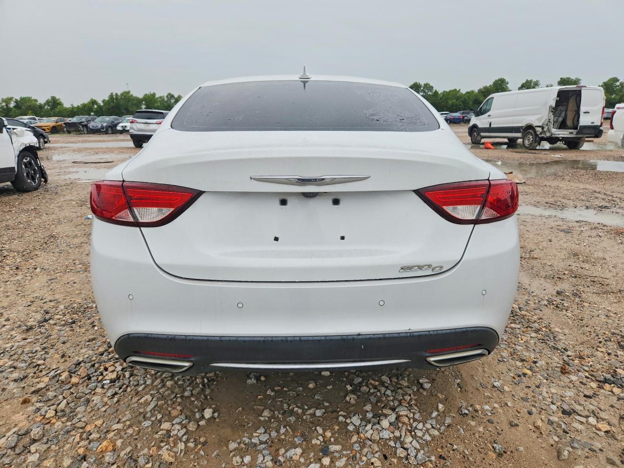 2015 Chrysler 200 C Белый vin: 1C3CCCCG5FN581476