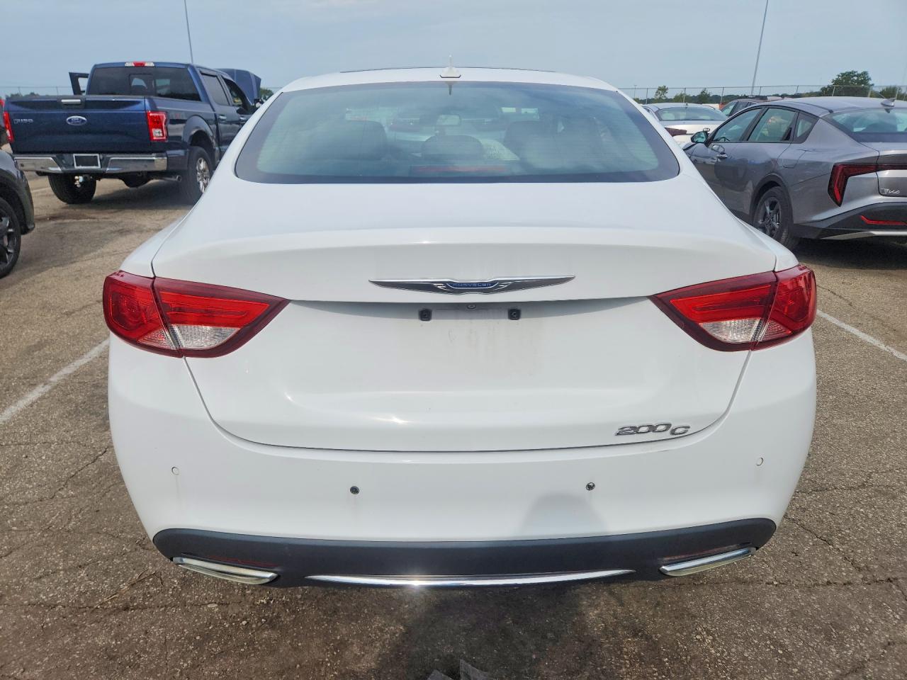 2015 Chrysler 200 C Белый vin: 1C3CCCCG6FN528074