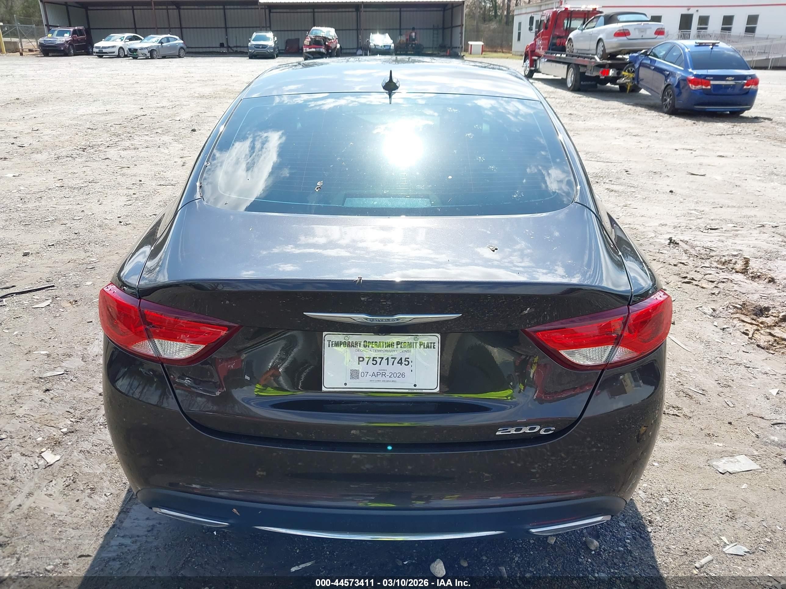 2015 Chrysler 200 C Brown vin: 1C3CCCCG6FN565285