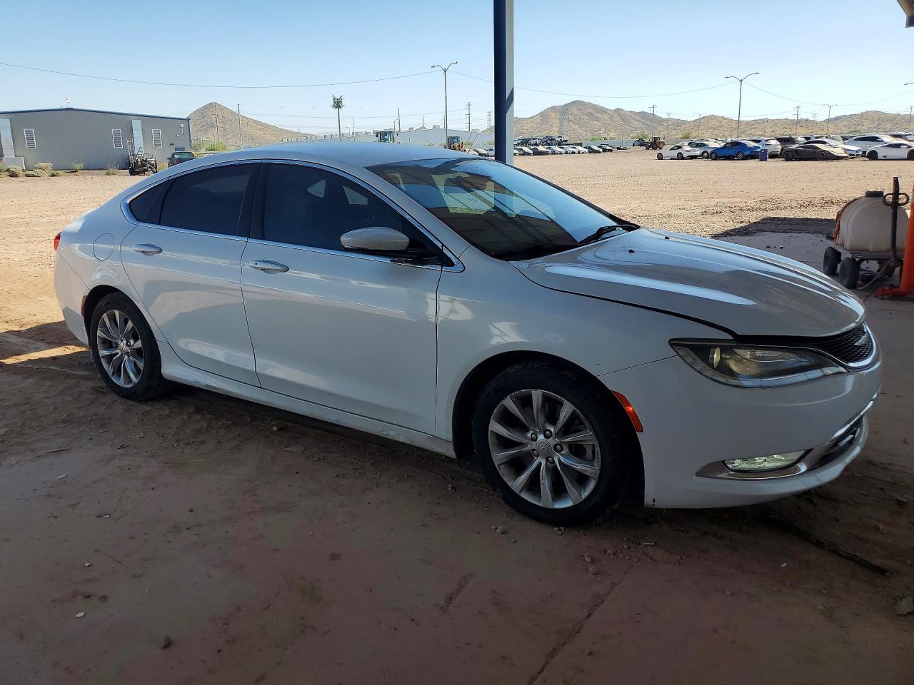 2015 Chrysler 200 C White vin: 1C3CCCCG6FN567599