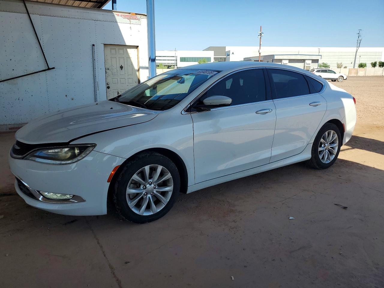 2015 Chrysler 200 C White vin: 1C3CCCCG6FN567599