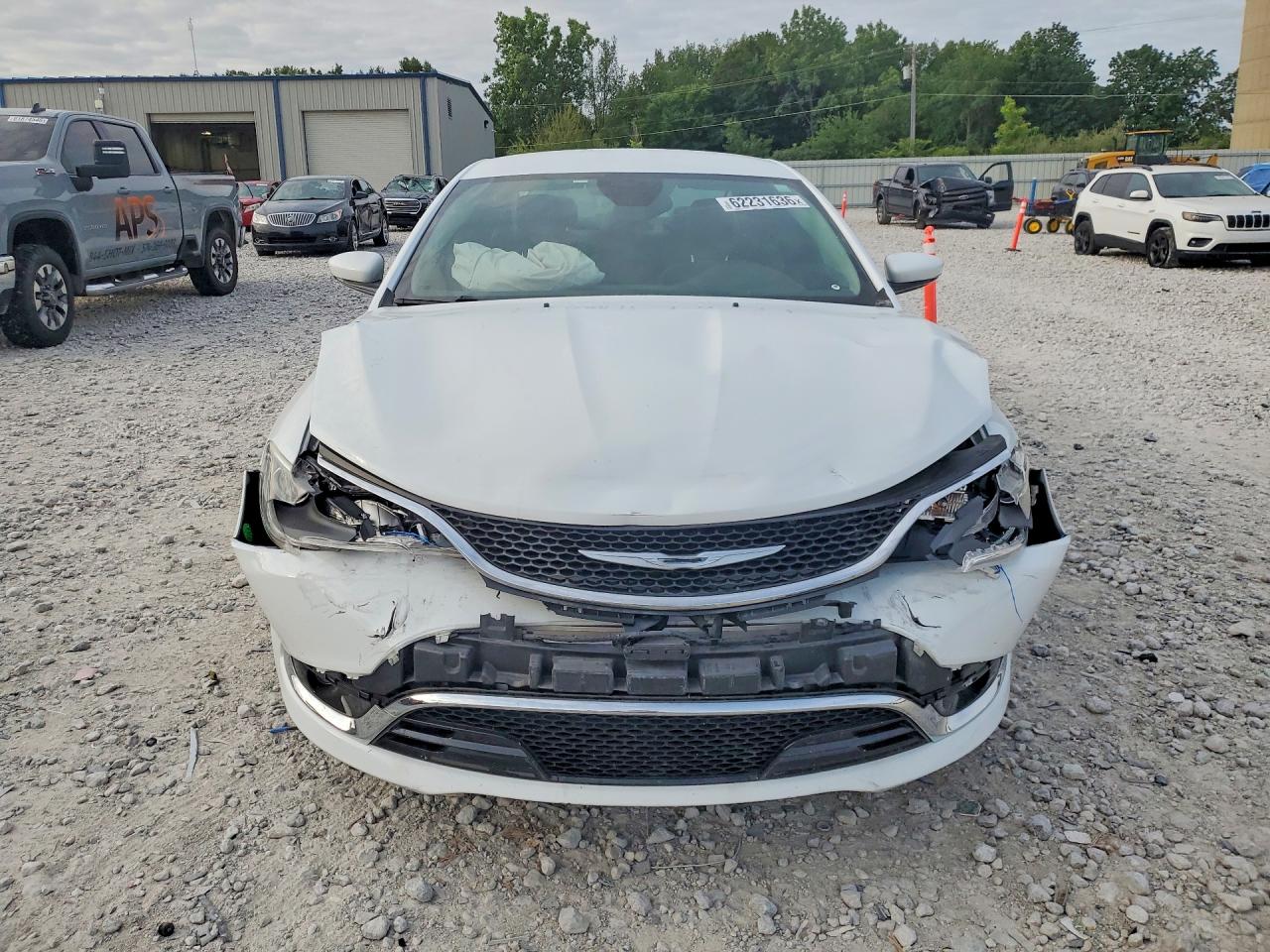 2015 Chrysler 200 C White vin: 1C3CCCCG7FN519190