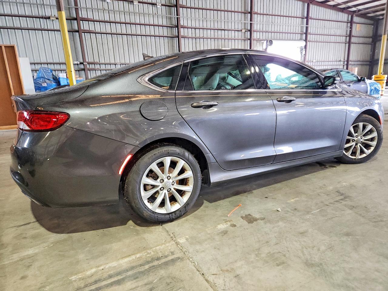 2015 Chrysler 200 C Gray vin: 1C3CCCCG7FN519643