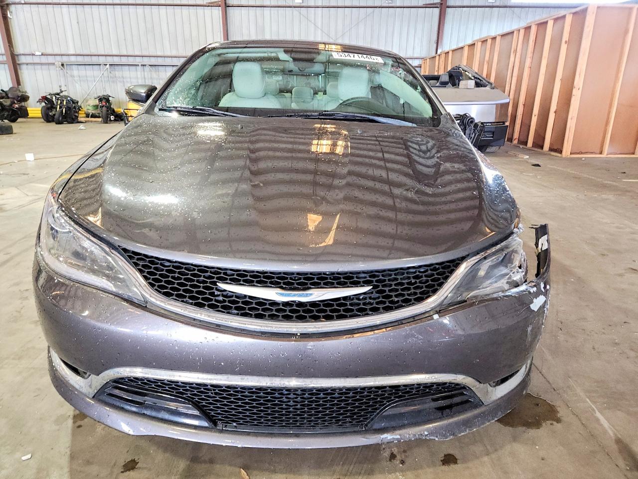 2015 Chrysler 200 C Gray vin: 1C3CCCCG7FN519643