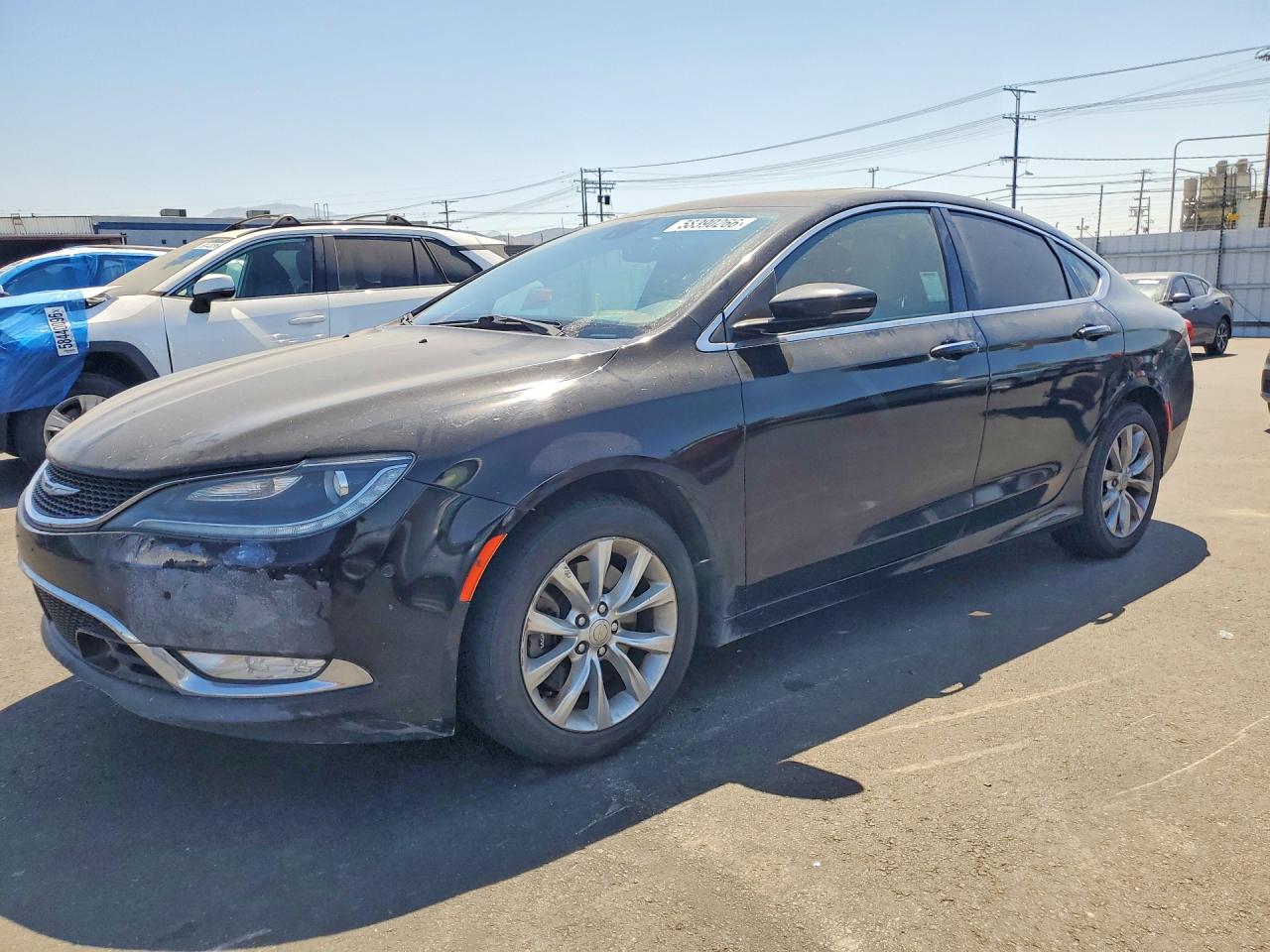 2015 Chrysler 200 C Черный vin: 1C3CCCCG7FN551900