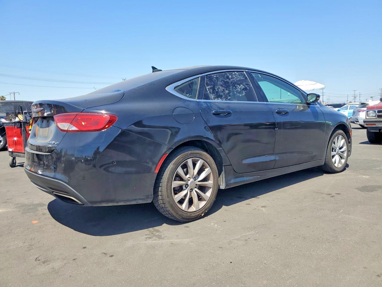 2015 Chrysler 200 C Черный vin: 1C3CCCCG7FN551900