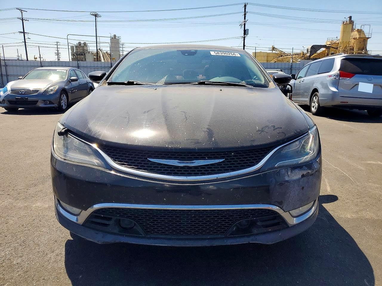 2015 Chrysler 200 C Черный vin: 1C3CCCCG7FN551900