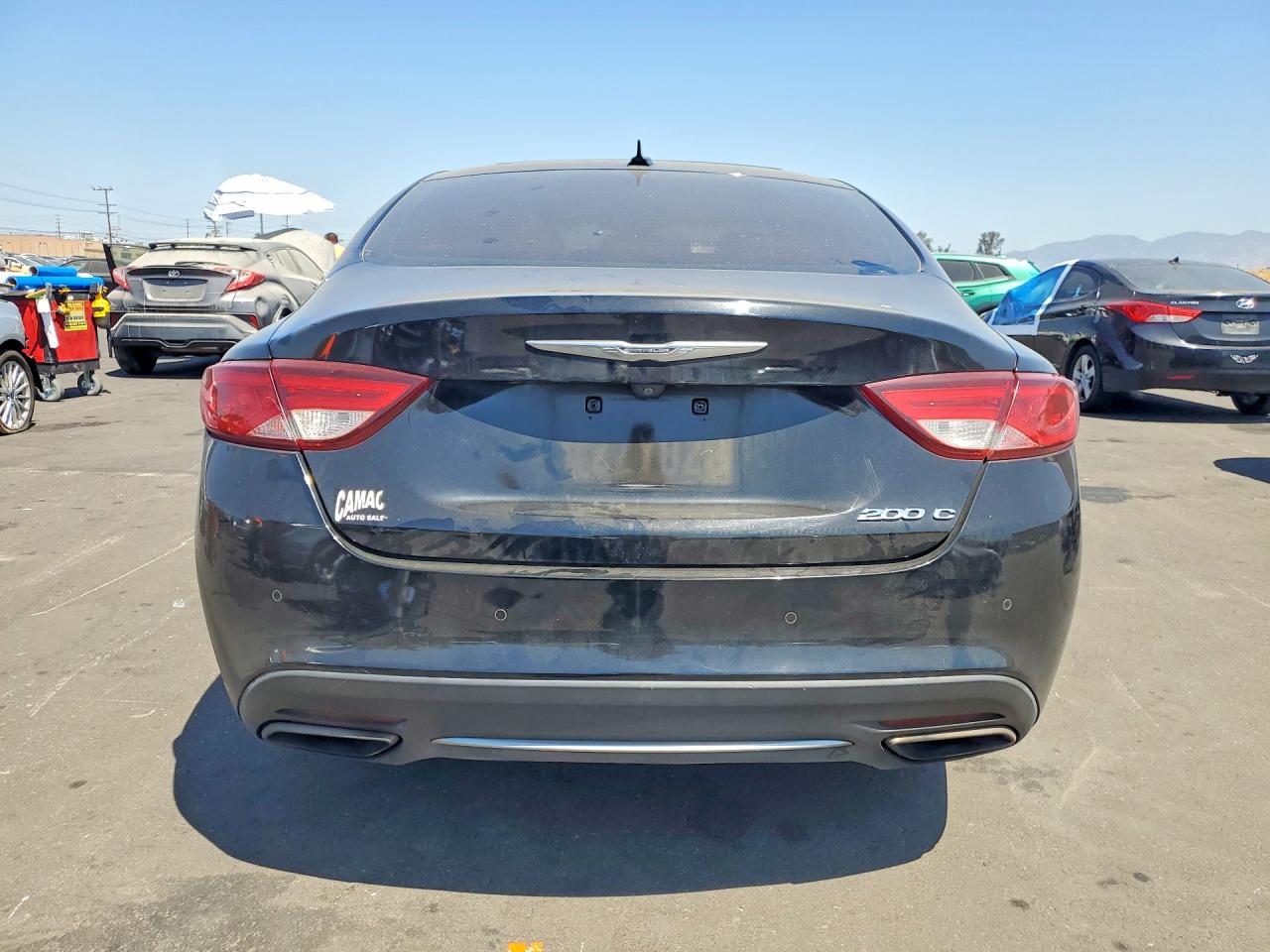 2015 Chrysler 200 C Черный vin: 1C3CCCCG7FN551900