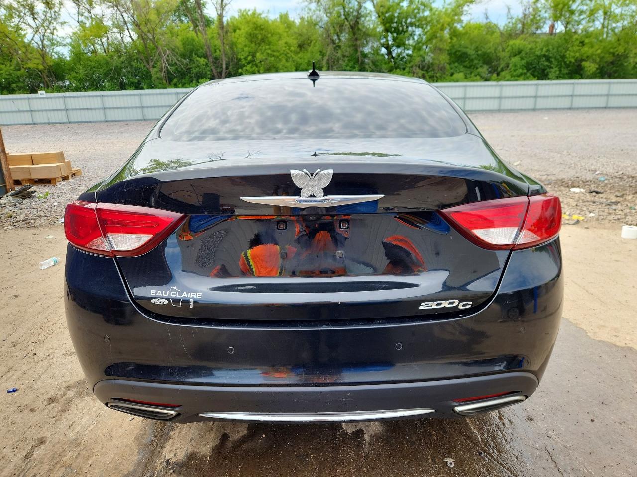 2015 Chrysler 200 C Black vin: 1C3CCCCG7FN584279