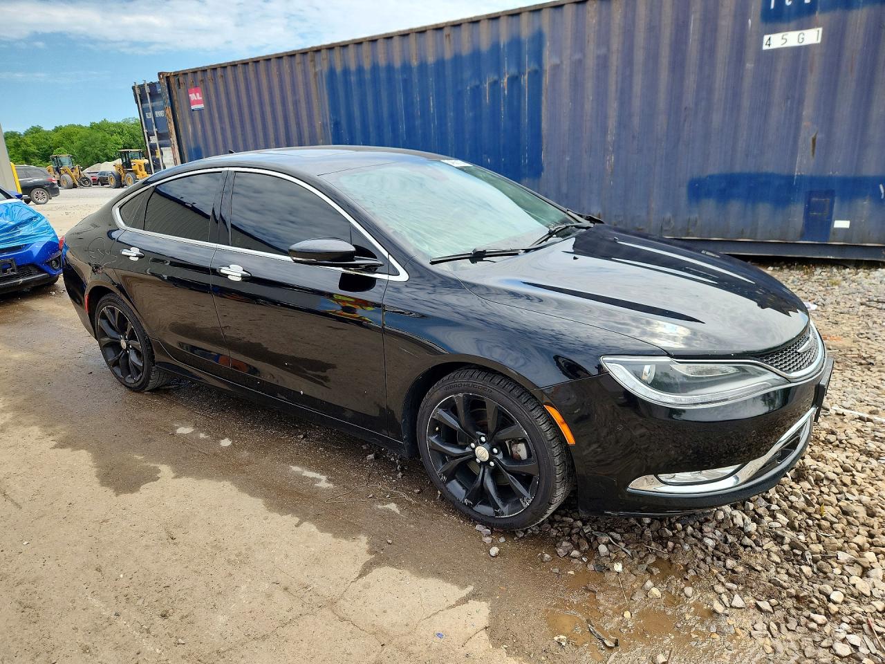 2015 Chrysler 200 C Black vin: 1C3CCCCG7FN584279
