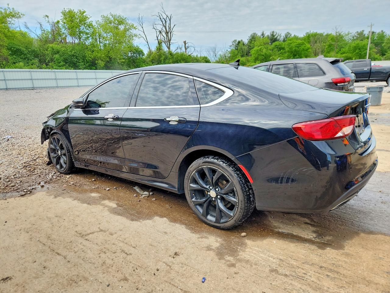2015 Chrysler 200 C Black vin: 1C3CCCCG7FN584279