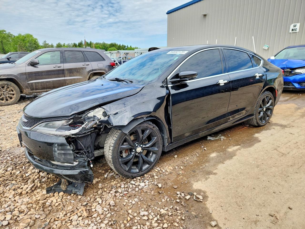 2015 Chrysler 200 C Black vin: 1C3CCCCG7FN584279