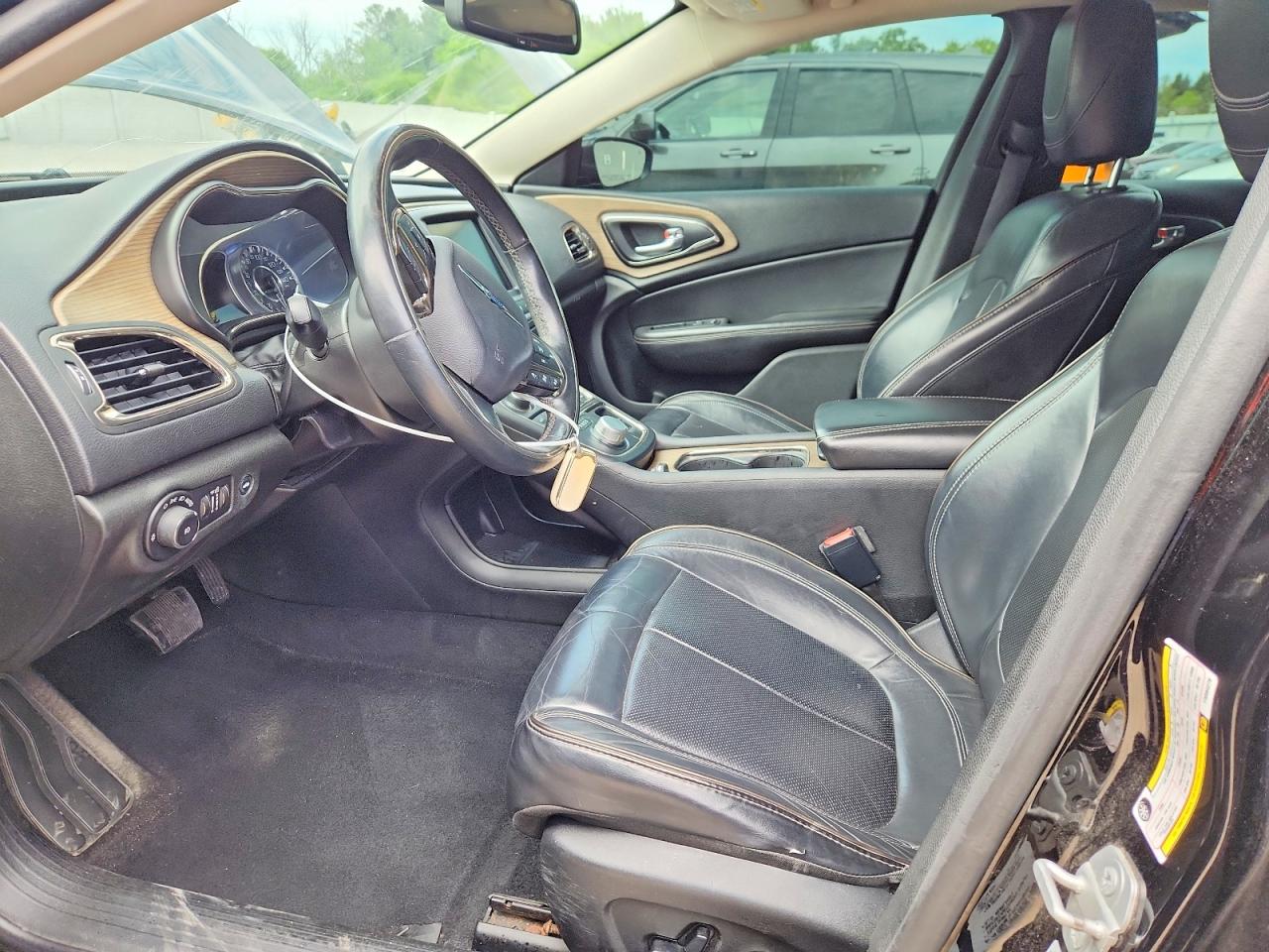 2015 Chrysler 200 C Black vin: 1C3CCCCG7FN584279