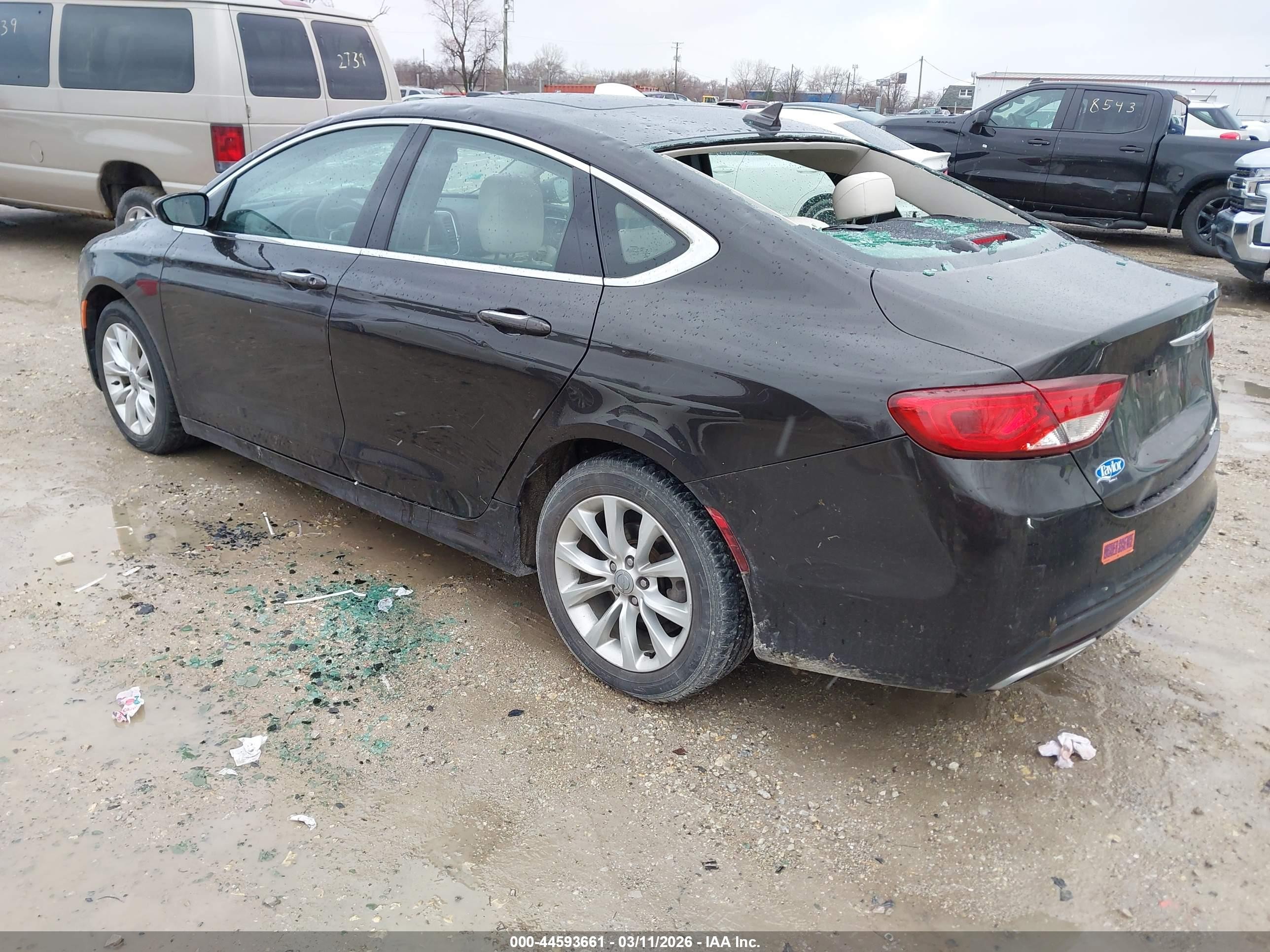 2015 Chrysler 200 C Коричневый vin: 1C3CCCCG7FN599929