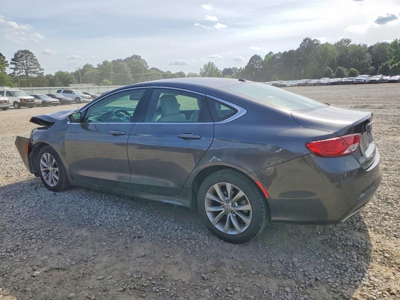 2015 Chrysler 200 C Gray vin: 1C3CCCCG7FN690439