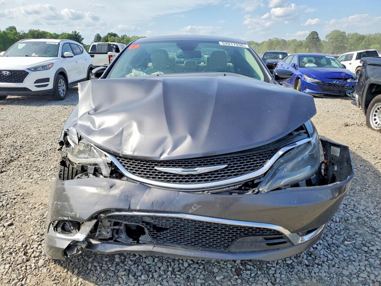 2015 Chrysler 200 C Gray vin: 1C3CCCCG7FN690439
