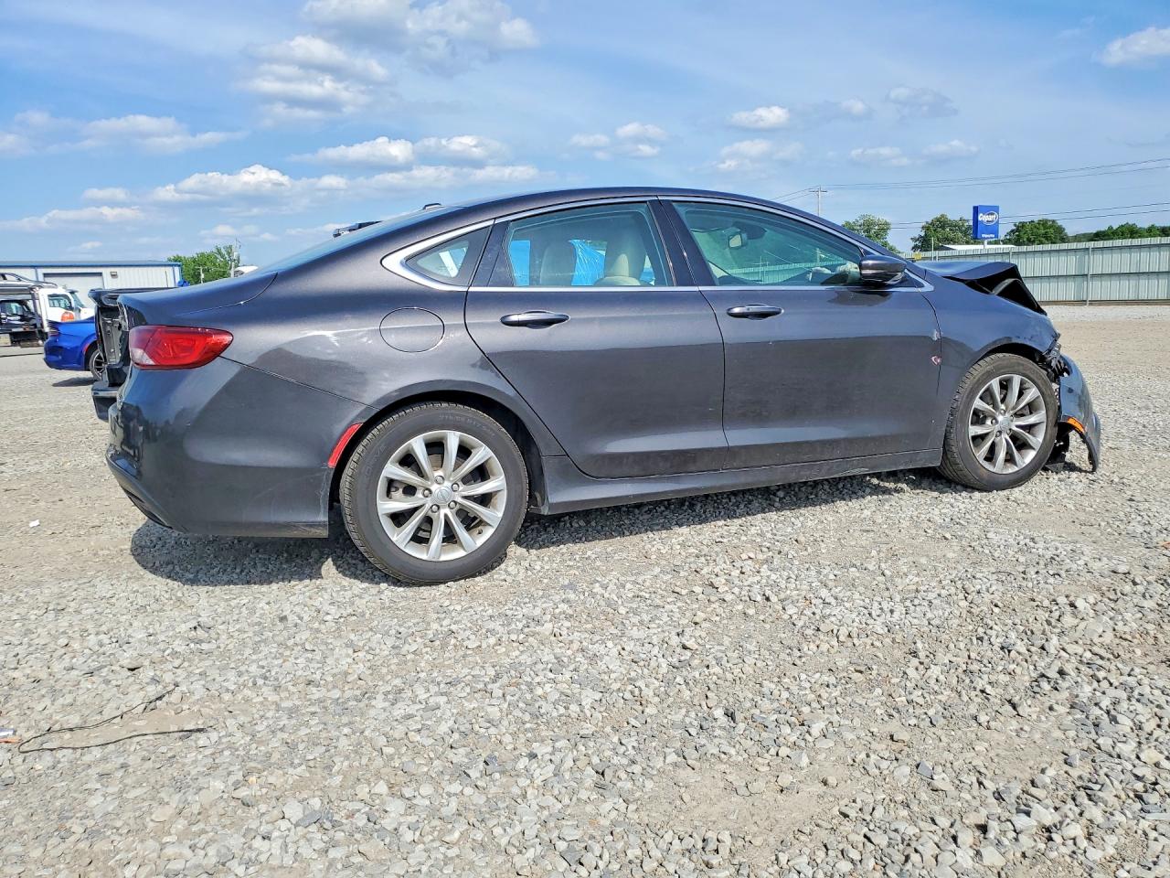 2015 Chrysler 200 C Gray vin: 1C3CCCCG7FN690439