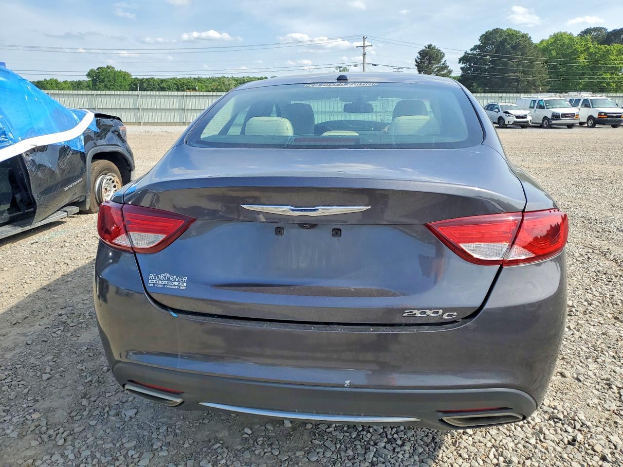 2015 Chrysler 200 C Gray vin: 1C3CCCCG7FN690439