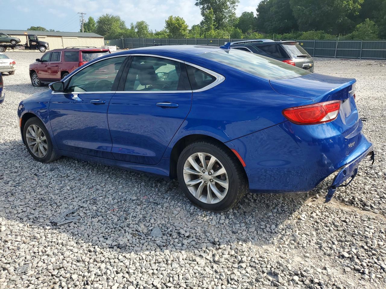 2015 Chrysler 200 C Blue vin: 1C3CCCCG8FN510174